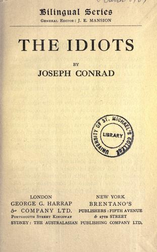 Copertina di The idiots