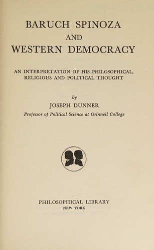 Copertina di Baruch Spinoza and Western Democracy
