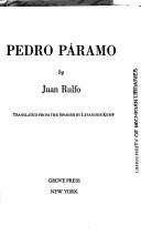 Copertina di Pedro Páramo