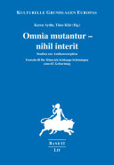 Copertina di Omnia mutantur – nihil interit