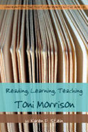 Copertina di Reading, Learning, Teaching Toni Morrison