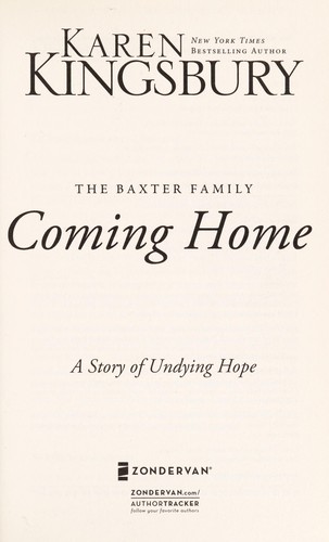 Copertina di Coming home