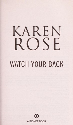 Copertina di Watch your back