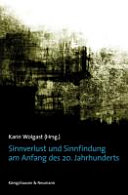 Copertina di Sinnverlust und Sinnfindung am Anfang des 20. Jahrhunderts