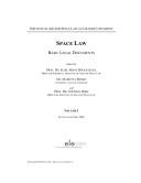 Copertina di Space Law-Changes and Expectations at the Turn to Commercial Space Law Activities (Forum Internationale, No 8, November 1986)