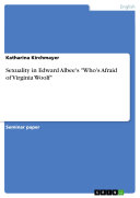 Copertina di Sexuality in Edward Albee's "Who's Afraid of Virginia Woolf"