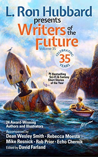 Copertina di L. Ron Hubbard Presents Writers of the Future Vol 35