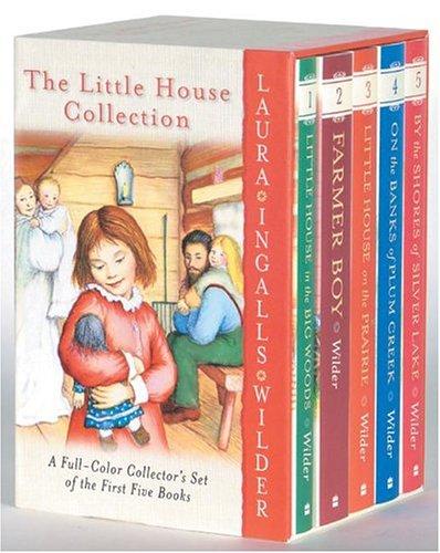 Copertina di Novels (Little House in the Big Woods, Farmer Boy, Little House on the Prairie, on the Banks of Plum Creek, by the Shores of Silver Lake)