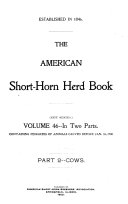Copertina di The American Short-horn Herd Book