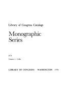 Copertina di Monographic Series