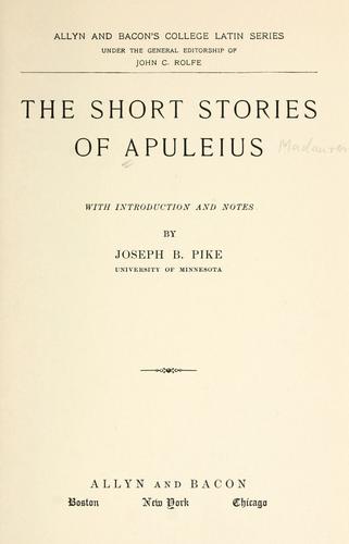 Copertina di The short stories of Apuleius