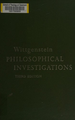 Copertina di Philosophical investigations