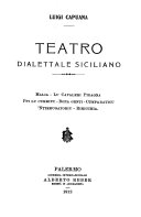 Copertina di Teatro dialettale siciliano