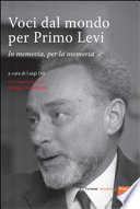 Copertina di Voci dal mondo per Primo Levi