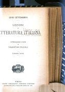 Copertina di Lezioni di letteratura italiana
