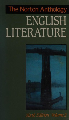Copertina di The Norton Anthology of English Literature -- Sixth Edition -- Volume 2
