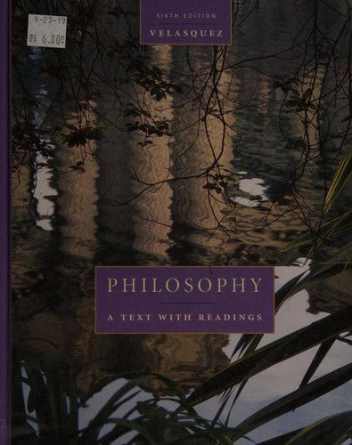 Copertina di Philosophy -- A Text with Readings