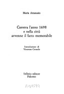 Copertina di Correva l'anno 1698 e nella città avvenne il fatto memorabile