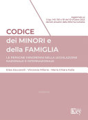Copertina di Codice dei minori e della famiglia