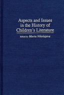 Copertina di Aspects and Issues in the History of Children's Literature