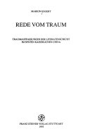 Copertina di Rede vom Traum