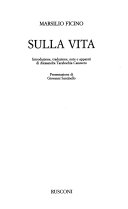 Copertina di Sulla vita