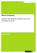 Copertina di Aspekte der Moderne in Italo Svevos 'La coscienza di Zeno'
