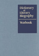 Copertina di Dictionary of Literary Biography Yearbook, 2000