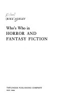Copertina di Who's who in Horror and Fantasy Fiction