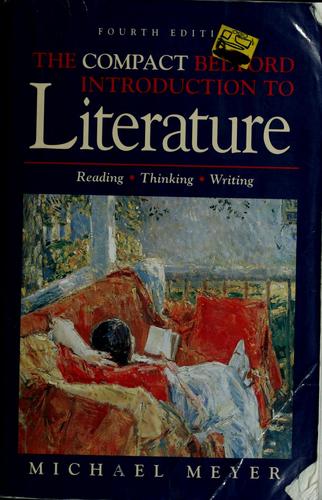 Copertina di The compact Bedford introduction to literature--Fourth edition