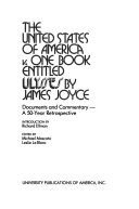 Copertina di The United States of America V. One Book Entitled Ulysses by James Joyce