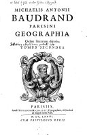 Copertina di Geographia ordine litterarum disposita