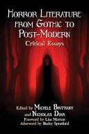 Copertina di Horror Literature from Gothic to Post-Modern