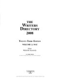 Copertina di The Writers Directory 2008