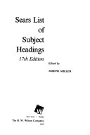 Copertina di Sears List of Subject Headings