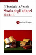 Copertina di Storia degli editori italiani