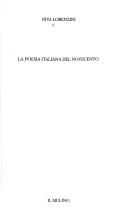 Copertina di La poesia italiana del Novecento