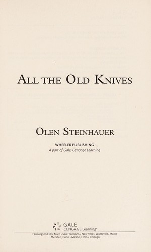 Copertina di All the old knives