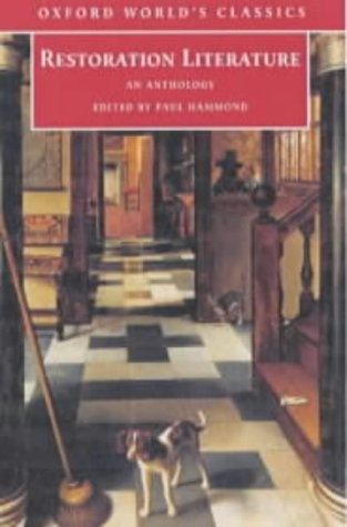 Copertina di Restoration Literature
