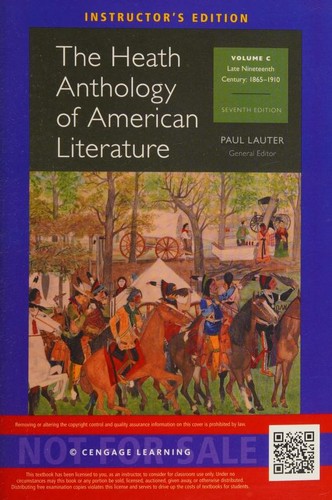 Copertina di The Heath Anthology of American Literature -- sixth edition -- Volume C, Late Nineteenth Century