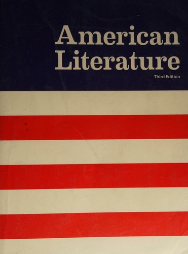 Copertina di American Literature--third edition