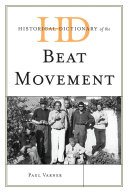Copertina di Historical Dictionary of the Beat Movement