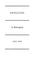 Copertina di Penguins, a Retrospect, 1935-1951