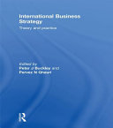 Copertina di International Business Strategy