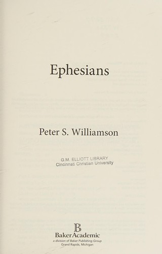Copertina di Ephesians
