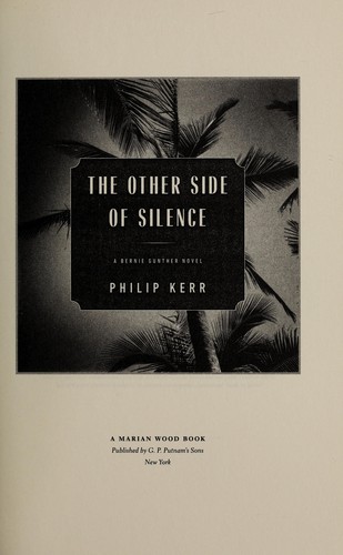Copertina di The other side of silence