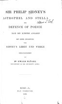 Copertina di Astrophel und Stella und Defence of poesie
