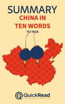 Copertina di Summary of China in Ten Words by Yu Hua