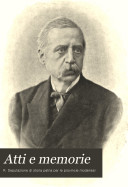 Copertina di Atti e memorie