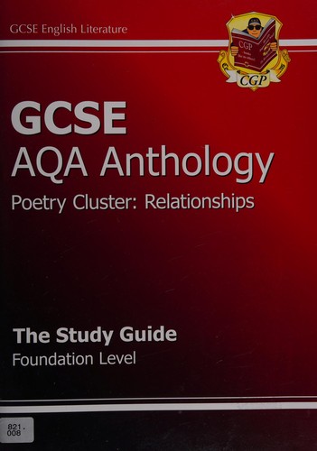 Copertina di GCSE AQA Anthology Poetry Cluster Relationships the workbook higher level